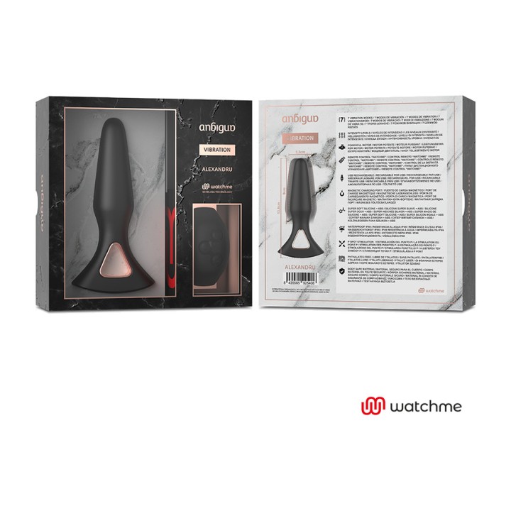 ANBIGUO Plug anal vibrante avec télécommande