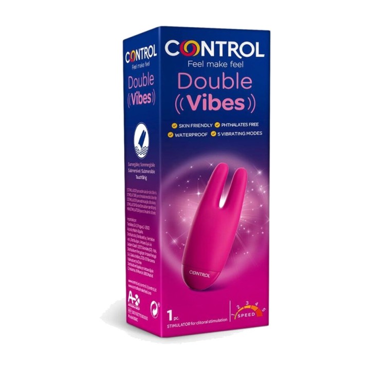 CONTROL Wibrator stimulator DOUBLE VIBES D-228297