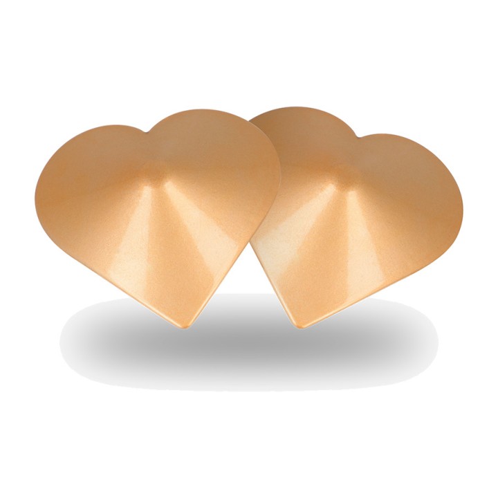 COQUETTE CHIC DESIRE Metal nipple covers with hearts