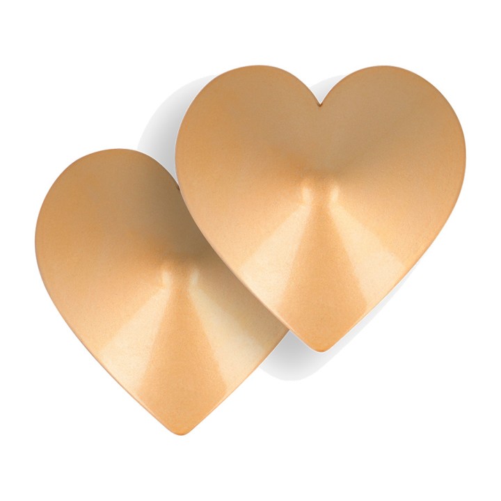 COQUETTE CHIC DESIRE Metal nipple covers with hearts