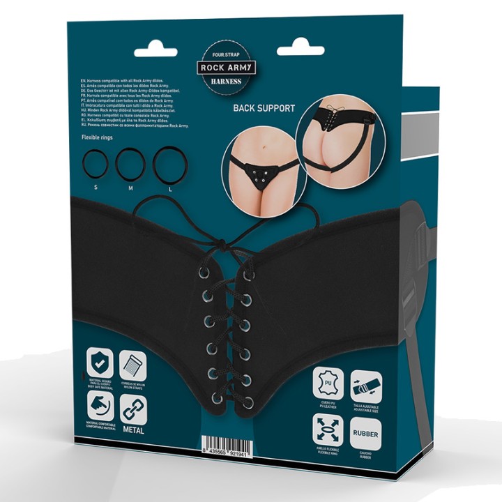 ROCKARMY Arnés ajustable y anillos flexibles D-227450