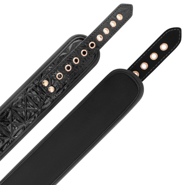 BEGME FETISH GAMES Neoprene-lined nipple clamps with chains