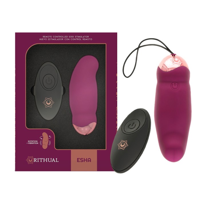 RITHUAL Vibrating egg with rotation and remote control ESHA