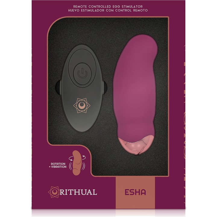 RITHUAL Vibrating egg with rotation and remote control ESHA