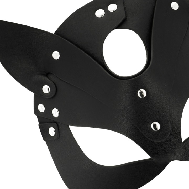 COQUETTE CHIC DESIRE Vegan leather mask with cat ears