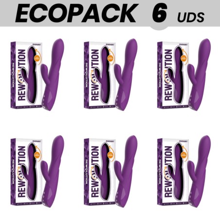 confezione da 6 vibratori rabbit flessibili ecopack-reworabbit