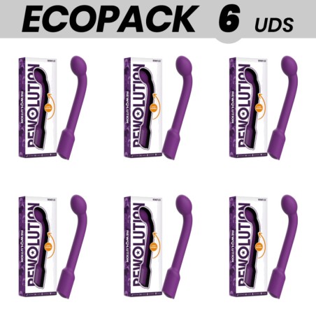 pack de 6 stimulateurs vibrants flexibles du point g ecopack-rewoflex