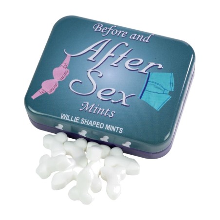 penis-shaped mint candies for before and after sex