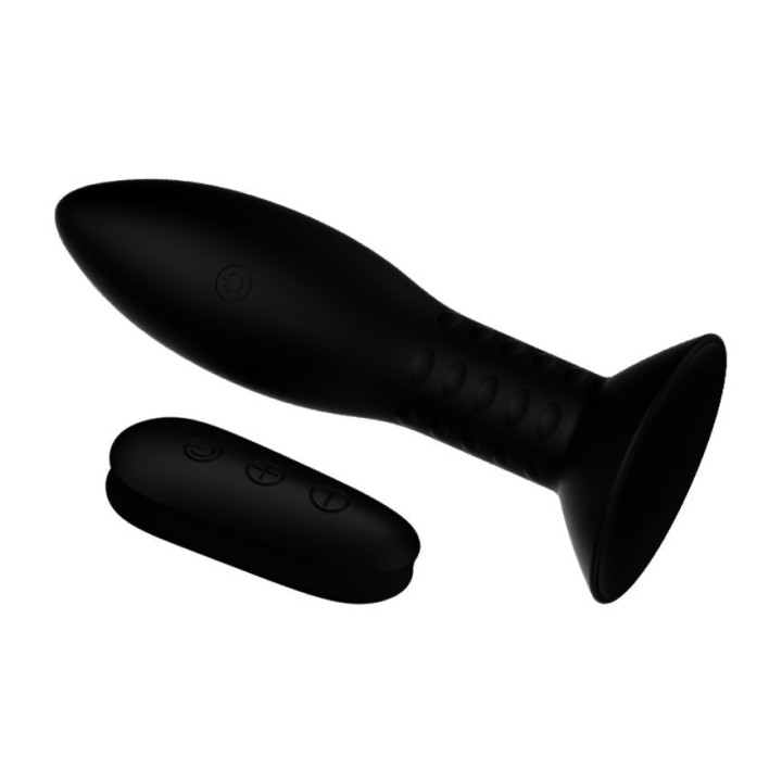 MR PLAY Plug anal avec billes rotatives et télécommande
