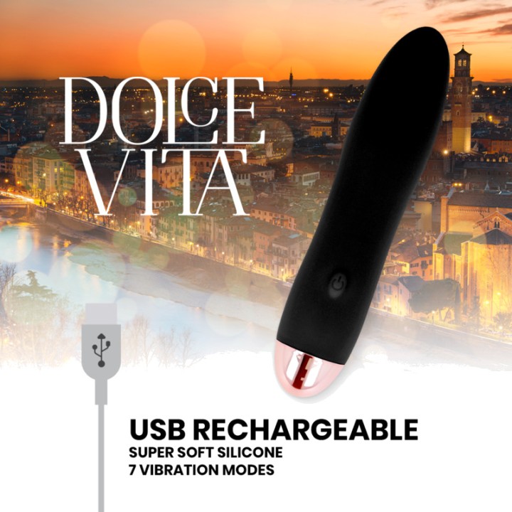 DOLCE VITA Vibrator recarabil cu 7 viteze FOUR D-228456VAR