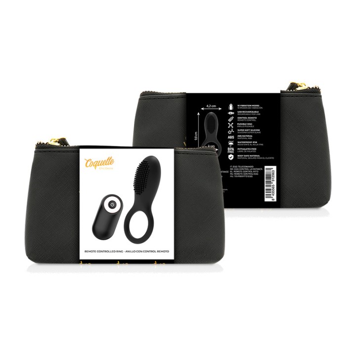 COQUETTE CHIC DESIRE Anneau vibrant rechargeable avec
