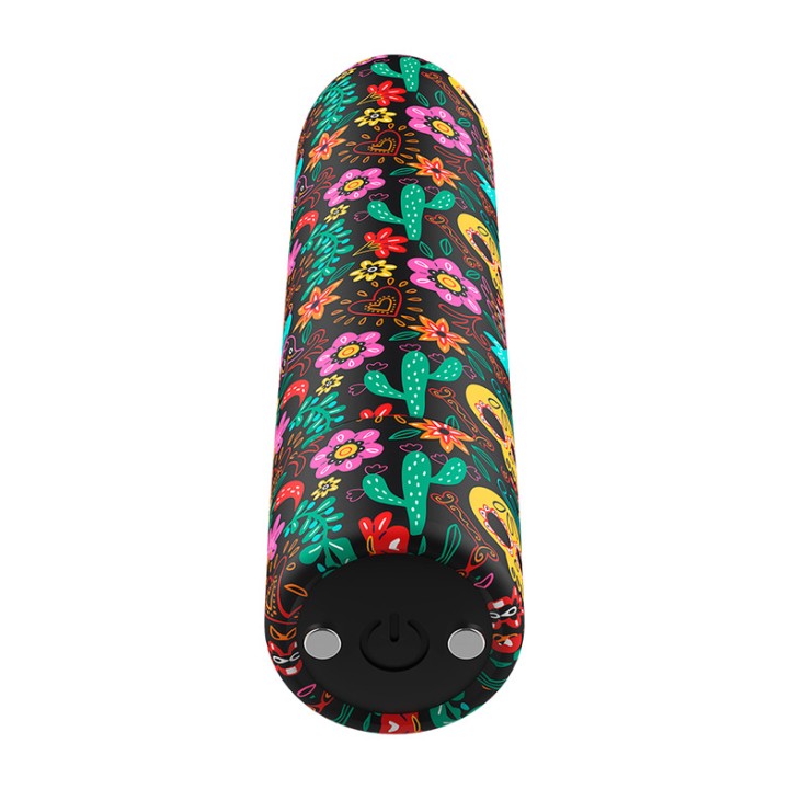 CUSTOM BULLETS Bala vibradora recargable de 10 intensidades