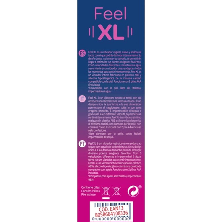 CONTROL Vibrating bullet FEEL XL D-228296