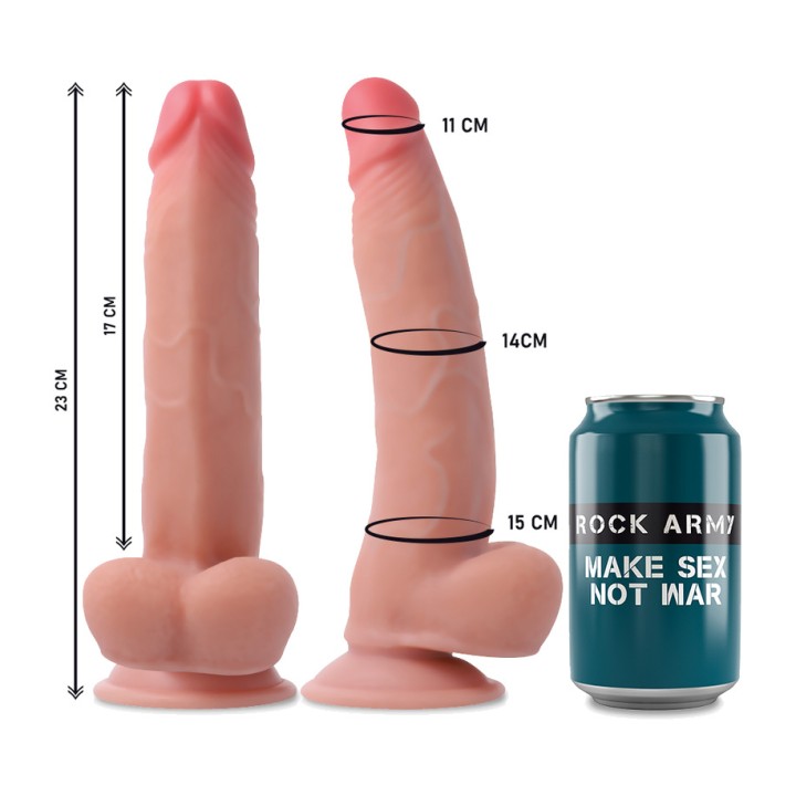 ROCKARMY Harness and realistic double-density dildo