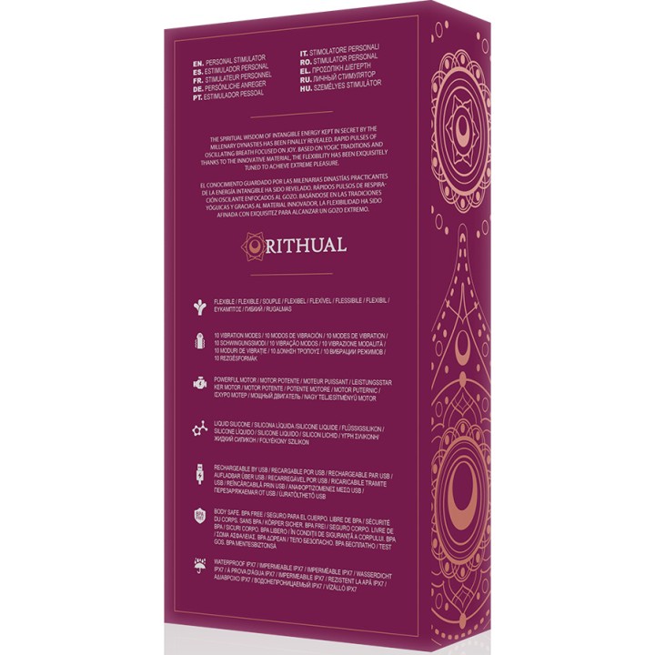 RITHUAL Stimulateur du point G rechargeable KRIYA