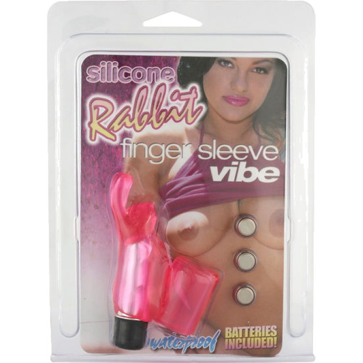 SEVEN CREATIONS Fingerstimulator aus Silikon in Hasenform
