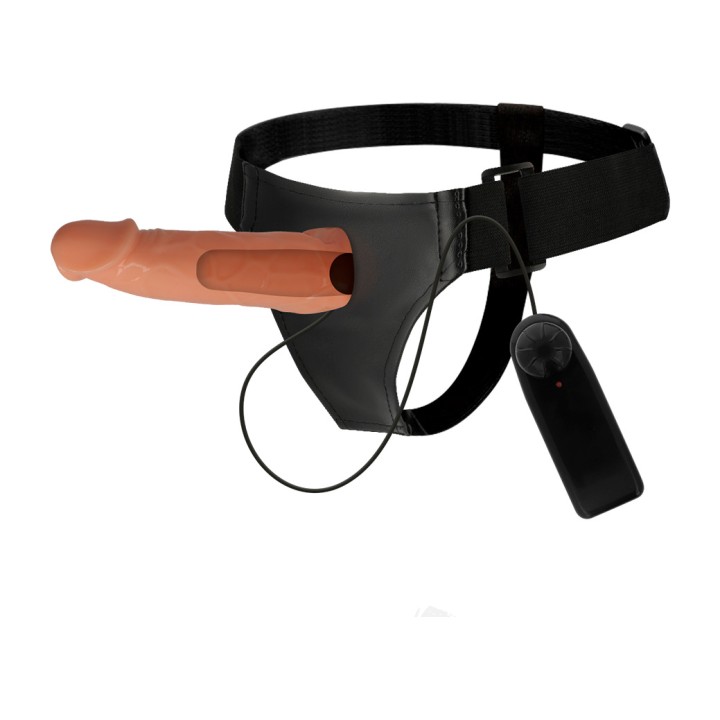 HARNESS ATTRACTION Hollow penis extender with vibration