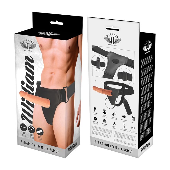 HARNESS ATTRACTION Arnés hueco extensor de pene con