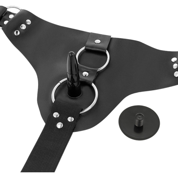 HARNESS ATTRACTION Strap-on with 2 dildos