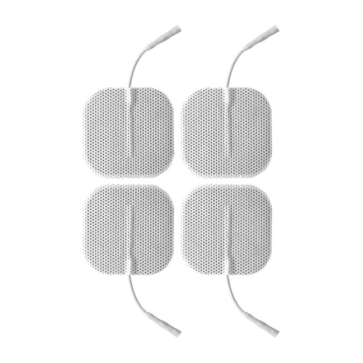 ELECTRASTIM Packung mit 4 quadratischen Klebeelektroden