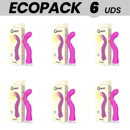 pack de 6 vibradores punto g ecopack-gregory