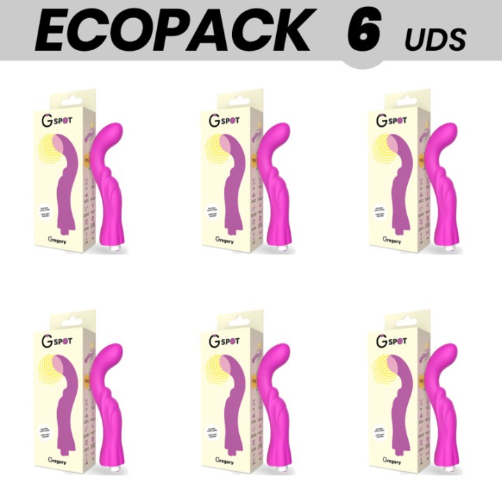 G-SPOT Pack de 6 vibradors punt G ECOPACK-GREGORY D-223511