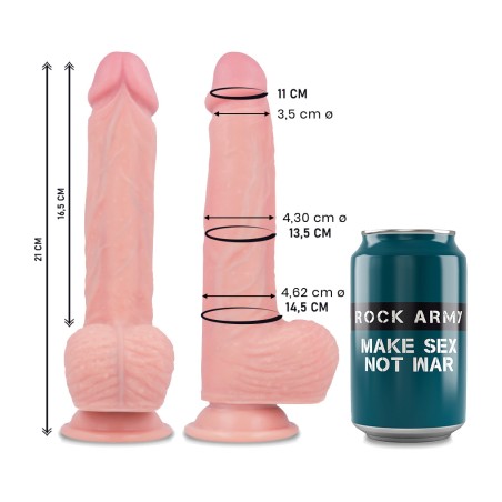 realistic liquid silicone dildo spitfire 21cm ø4,62cm