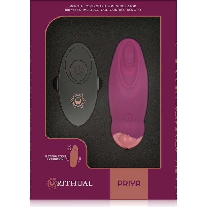 RITHUAL Uovo vibrante punto G con telecomando PRIYA D-227083