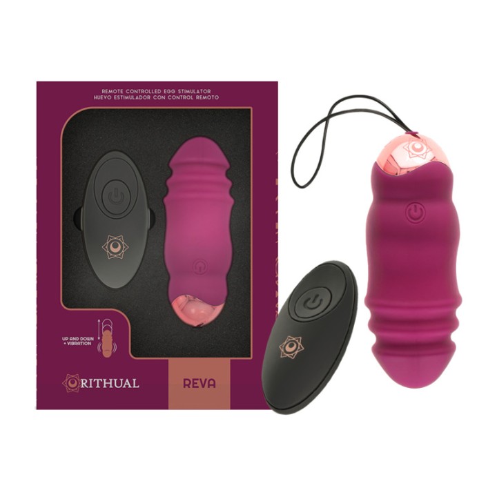 RITHUAL Vibrating egg with back-and-forth motion and remote