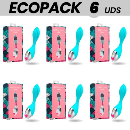 pack de 6 vibradores compactos ecopack-mini fun