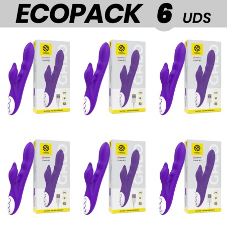 pack of 6 remote-control-compatible vibrators ecopack galo-watchme