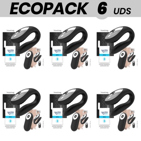 pack of 6 couples' vibrators with remote control ecopack we love
