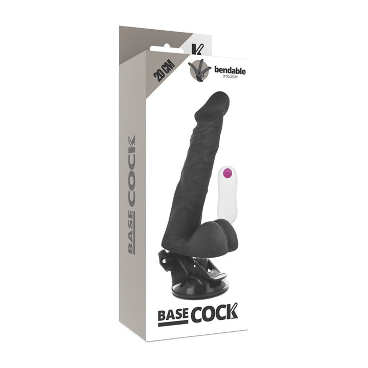 BASECOCK Vibromasseur réaliste articulé avec télécommande