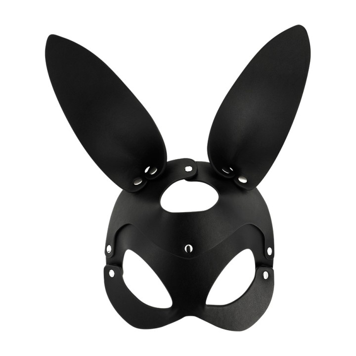 COQUETTE CHIC DESIRE Vegan leather mask with rabbit ears
