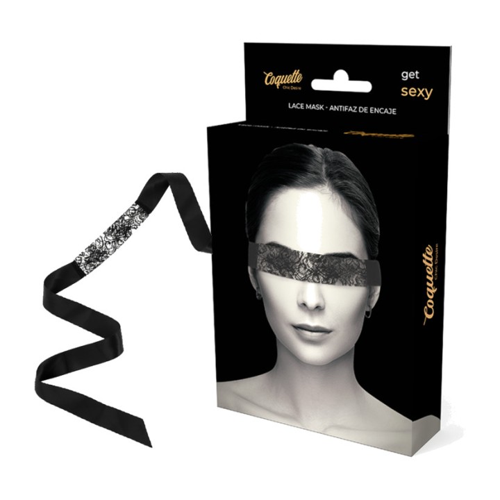 COQUETTE CHIC DESIRE Spitzen-Augenmaske mit Band D-226920
