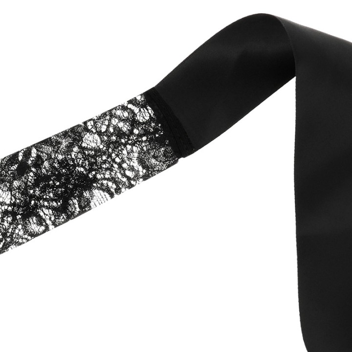 COQUETTE CHIC DESIRE Lace blindfold with ribbon D-226920