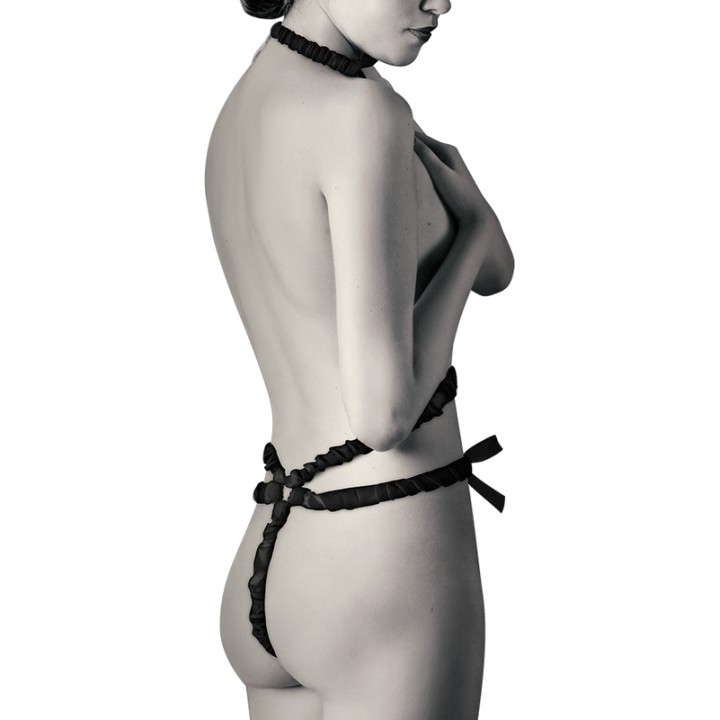 COQUETTE CHIC DESIRE Elastic body harness set with nipple