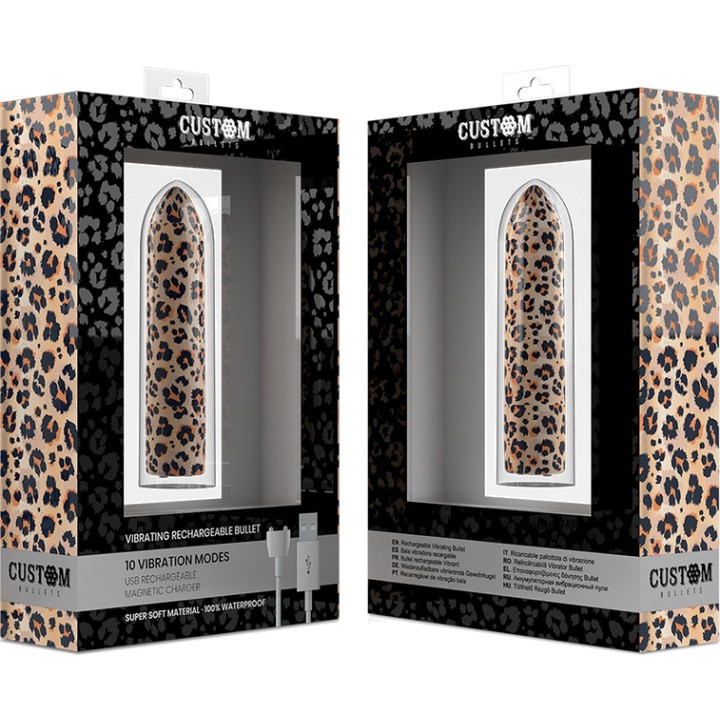 CUSTOM BULLETS Stimulateur bullet rechargeable à 10 niveaux
