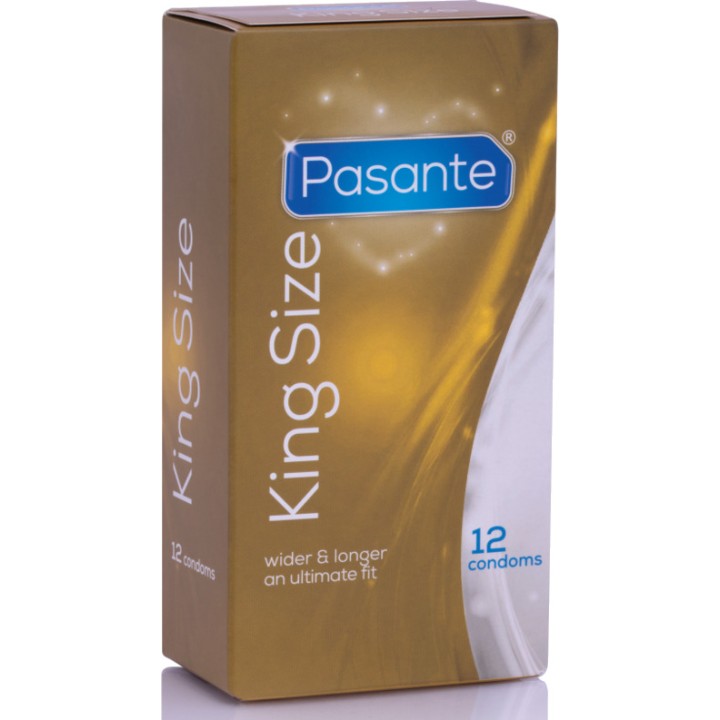 PASANTE Préservatifs plus longs et larges KING 12 UDS