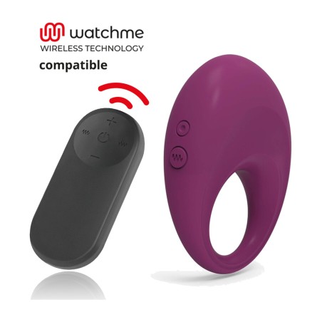 anillo vibrador recargable con mando de control remoto dylan-watchme
