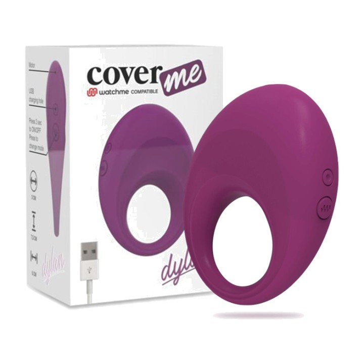 COVERME Rechargeable vibrating ring with remote control