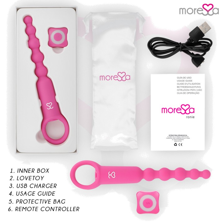MORESSA Vibrating anal beads with remote control RONIE