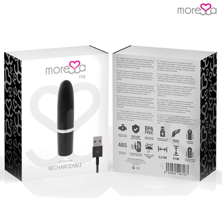 MORESSA Mini travel lip stimulator vibrator IVY D-221128VAR