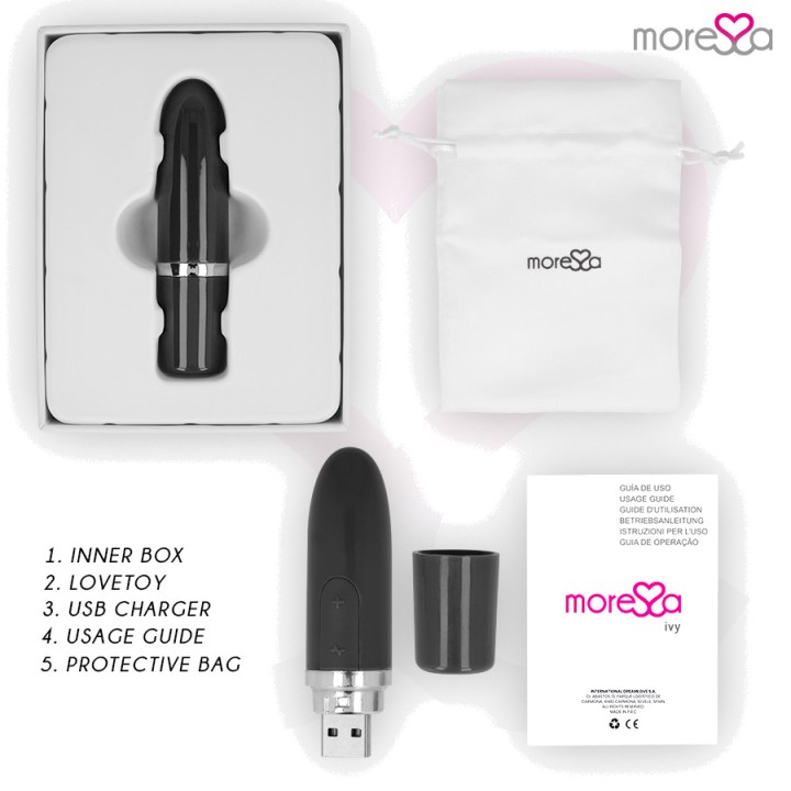 MORESSA Mini-Reisevibrator zur Stimulation der Lippen IVY