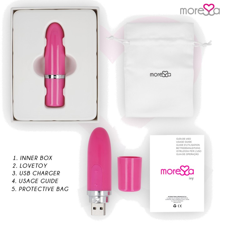 MORESSA Mini travel lip stimulator vibrator IVY D-221128VAR