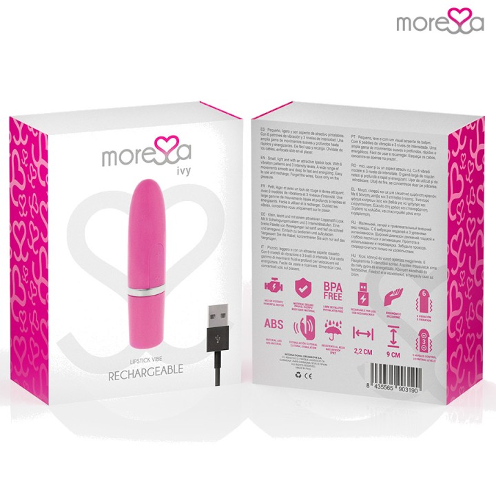 MORESSA Mini travel lip stimulator vibrator IVY D-221128VAR