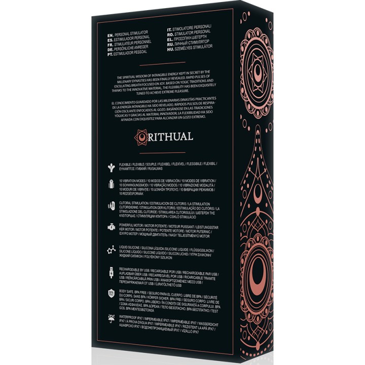 RITHUAL Wiederaufladbarer Vibrator mit Doppelmotor