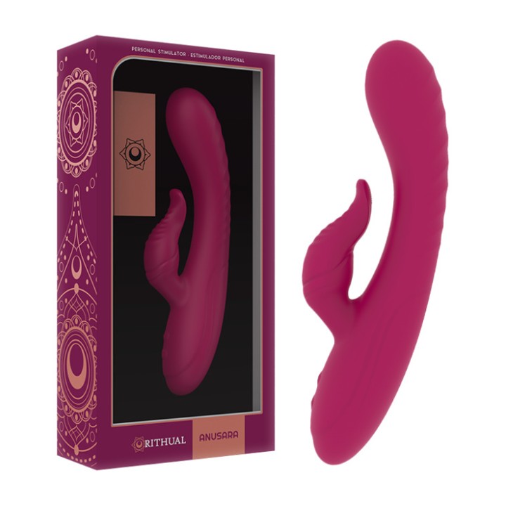 RITHUAL Vibrador de doble motor recargable ANUSARA-2.0