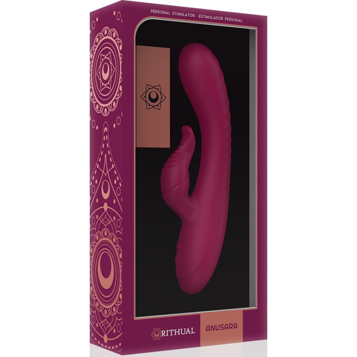 RITHUAL Vibrador de doble motor recargable ANUSARA-2.0