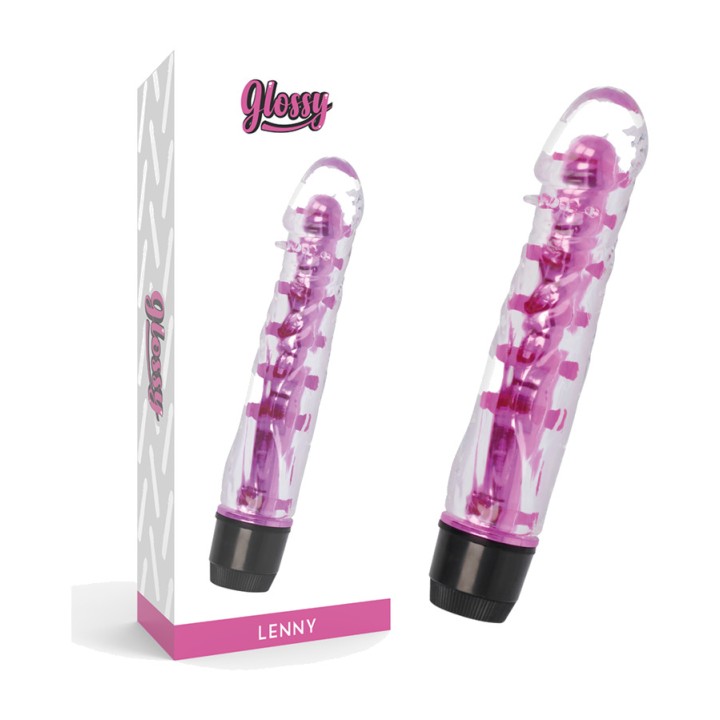 GLOSSY Vibrador clásico LENNY D-221096VAR